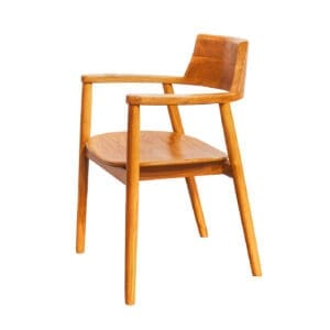 Wood arm chair