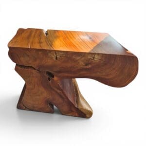 Rare Live-Edge Rosewood Console