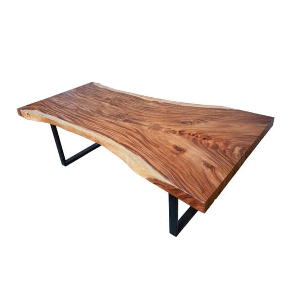 Live edge wood table, rectangle